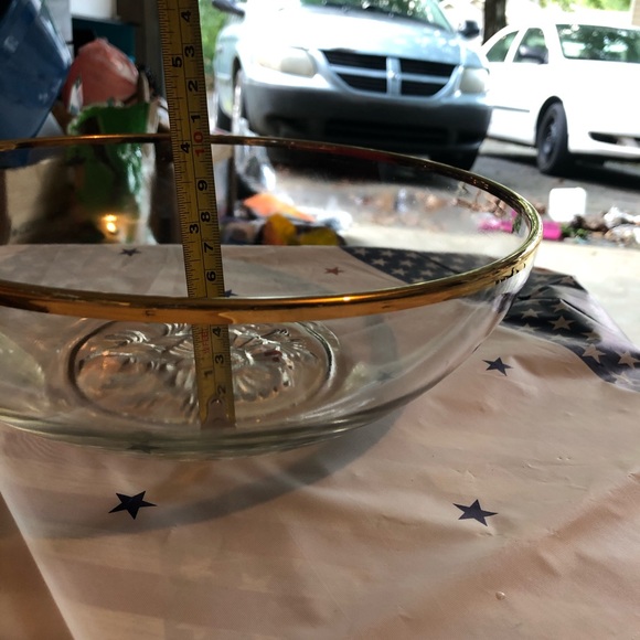 2-pc Vintage Gold Trim “Camilla” MCM Glassware Set - Picture 8 of 15